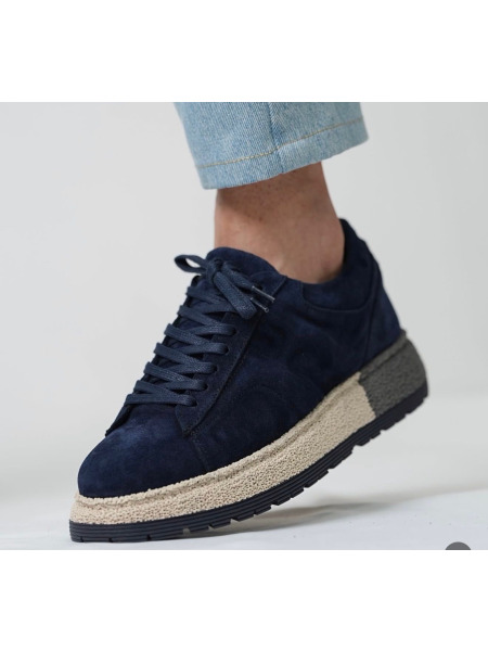 PREMİUM SÜET SNEAKER LACİVERT