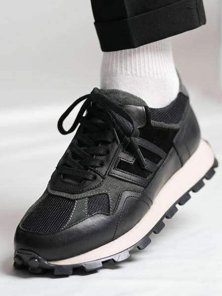 Erkek Günlük Sneaker – Süet & File Detaylı, Konfor Taban